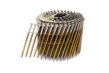 Corus 3" x .120" Ring Shank Electro Galvanized Coil Nails