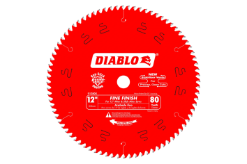 Diablo 12” X 80 Tooth Fine Finish Circular Saw Blade