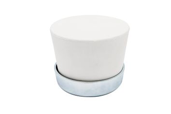 White 80M Replacement Mallet Cap Assembly with Ring