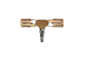 Primefit M1401-4 2-Way Manifold w/ 2 Couplers (Carded)
