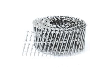 CORUS® 2-1/4" x .090" Ring Shank Stainless Steel 304 Coil Nails