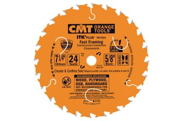  CMT 7-1/4" x 24 Tooth Circular Saw Blade